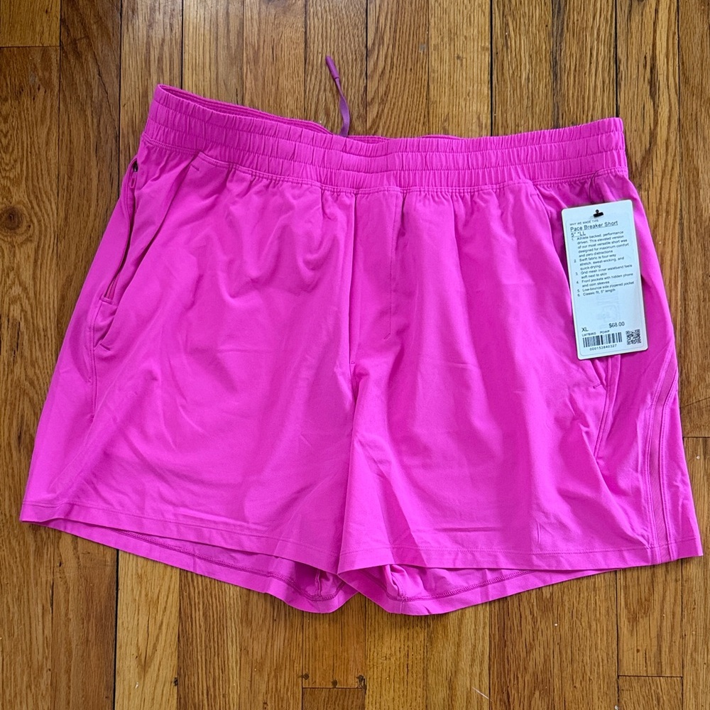 Lululemon- Pace Breaker Short 5" No Liner